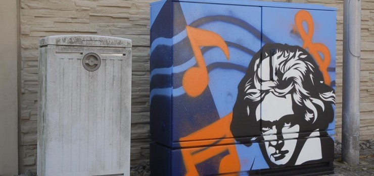 Bildmotiv Beethoven in der Beethovenstraße in Neuried